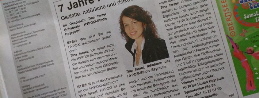 7 Jahre HYPOXI in Bayreuth